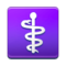 Medical Symbol emoji on Samsung